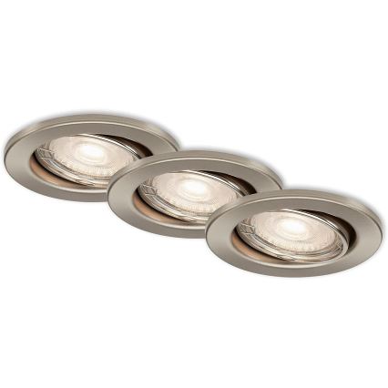 Briloner 7149-032 - 3x LED badeværelseslampe dæmpbar 1xGU10/5W/230V IP23