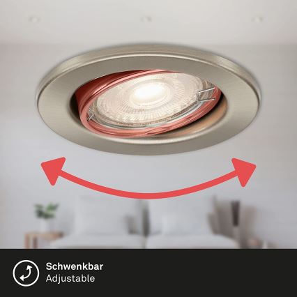 Briloner 7149-032 - 3x LED badeværelseslampe dæmpbar 1xGU10/5W/230V IP23