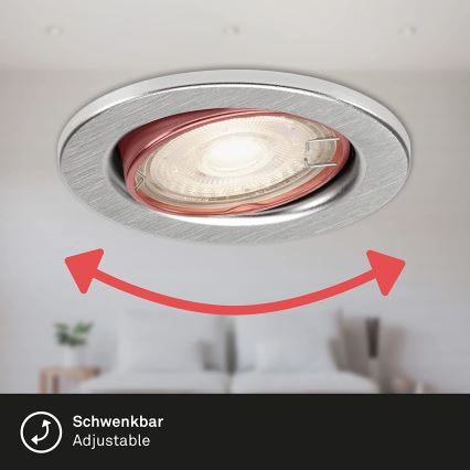 Briloner 7149-039 - 3x LED badeværelseslampe dæmpbar 1xGU10/5W/230V IP23