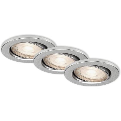 Briloner 7149-039 - 3x LED badeværelseslampe dæmpbar 1xGU10/5W/230V IP23