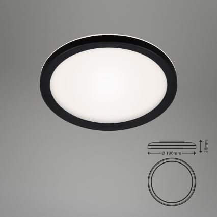 Briloner 7150-415 - LED loftlampe SLIM LED/12W/230V diameter 19 cm