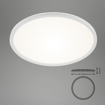 Briloner 7157-416 - LED loftlampe SLIM LED/22W/230V diameter 42 cm