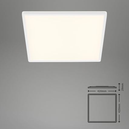 Briloner 7158-416 - LED loftlampe SLIM LED/22W/230V 42x42 cm