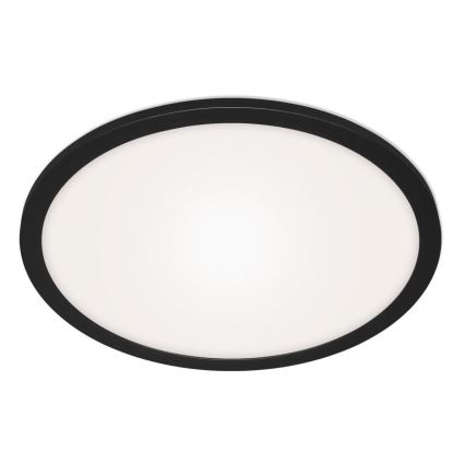 Briloner 7168-015 - LED loftlampe dæmpbar PIATTO LED/22W/230V 3000-6500K diameter 40 cm sort + fjernbetjening