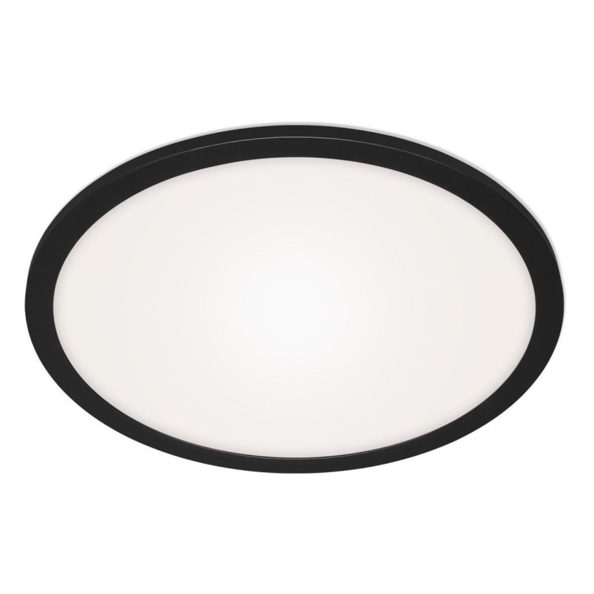 Briloner 7168-015 - LED loftlampe dæmpbar PIATTO LED/22W/230V 3000-6500K diameter 40 cm sort + fjernbetjening