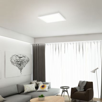 Briloner 7179-016 - LED dæmpbar loftlampe PIATTO LED/24W/230V 3000-6500K + fjernbetjening