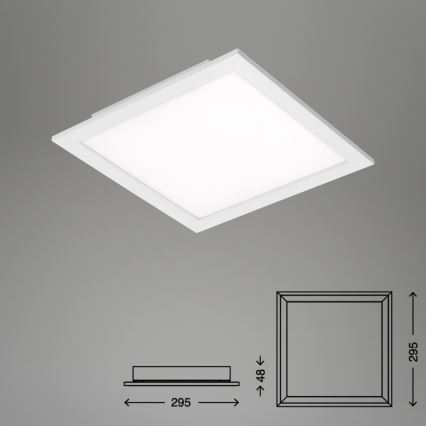 Briloner 7194-016 - LED loftlampe dæmpbar SIMPLE LED/18W/230V 3000-6500K + fjernbetjening