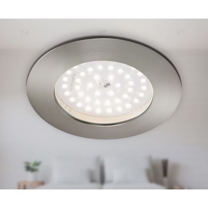 Briloner 7206-012 - LED indbygningslampe til badeværelse LED/10,5W/230V IP44