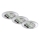 Briloner 7209-038 - SÆT 3x LED indbygningslampe til badeværelse LED/5W/230V IP23