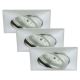 Briloner 7210-039 - SÆT 3x LED indbygningslampe til badeværelse ATTACH 1xLED/5W/230V IP23