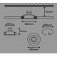 Briloner 7221-032 - 3x LED indbygningsspot til badeværelse 1xGU10/3W/230V IP23 mat krom