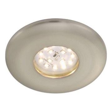 Briloner 7227-012 - LED indbygningslampe til badeværelse LED/5W/230V IP65 mat krom