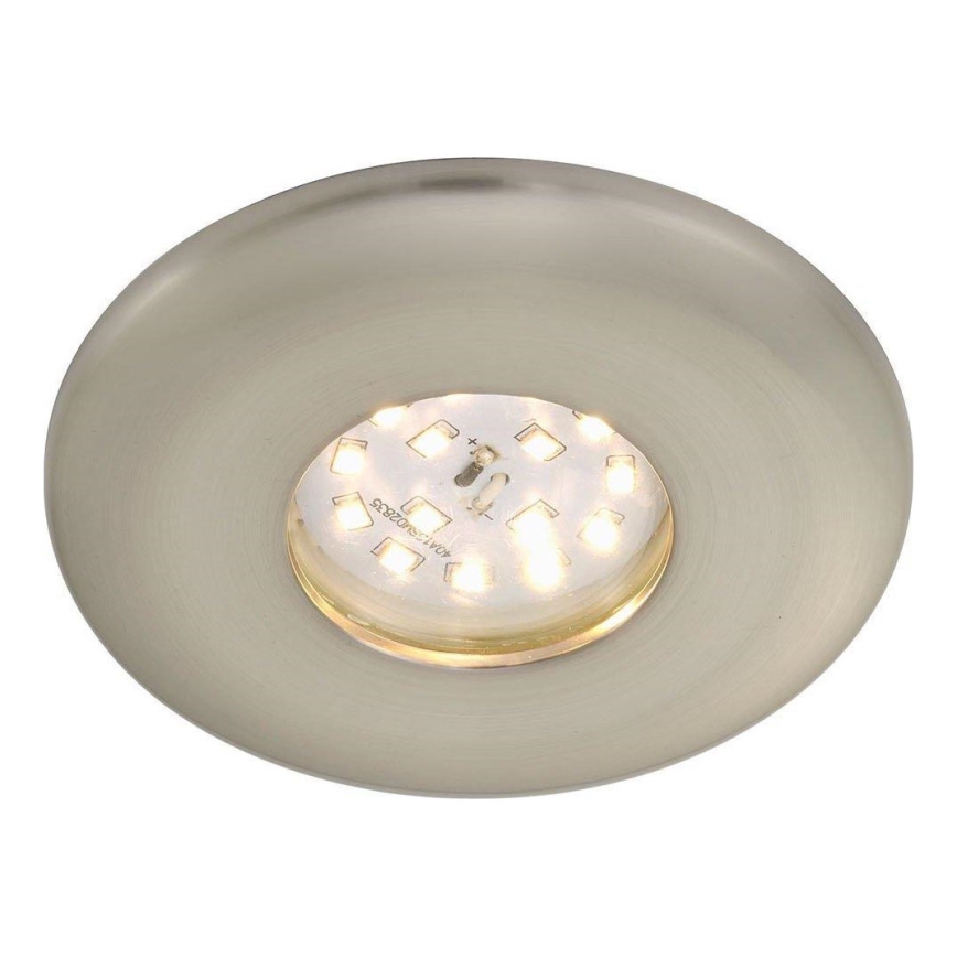 Briloner 7227-012 - LED indbygningslampe til badeværelse LED/5W/230V IP65 mat krom