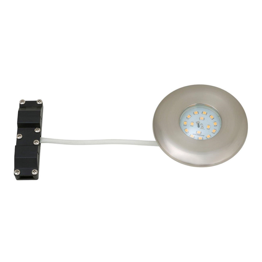 Briloner 7227-012 - LED indbygningslampe til badeværelse LED/5W/230V IP65 mat krom