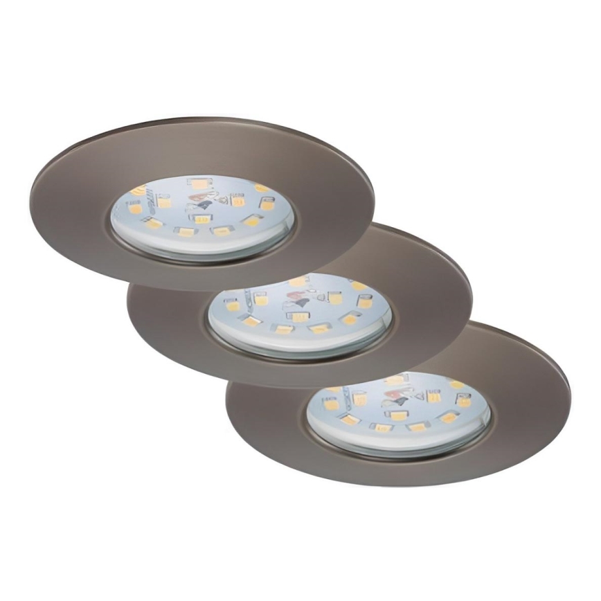 Briloner 7231-031 - 3x LED indbygningslampe til badeværelse dæmpbar LED/5,5W/230V IP44