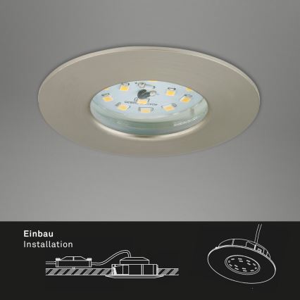 Briloner 7231-032 - 3x LED badeværelseslampe dæmpbar LED/5,5W/230V IP44