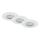 Briloner 7231-036 - SÆT 3x LED indbygningslampe til badeværelse dæmpbar LED/5,5W/230V IP44
