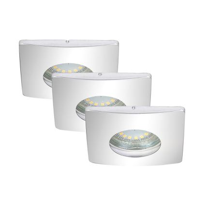 Briloner 7239-038 - 3x LED indbygningsspot til badeværelse ATTACH 1xGU10/4W/230V IP44