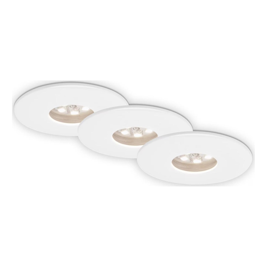 Briloner 7240-036 -SÆT 3x LED indbygningslampe til badeværelse ATTACH LED/1,8W/230V IP44 hvid