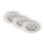 Briloner 7257-039 - SÆT 3x LED indbygningslampe til badeværelse ATTACH LED/4,5W/230V IP44