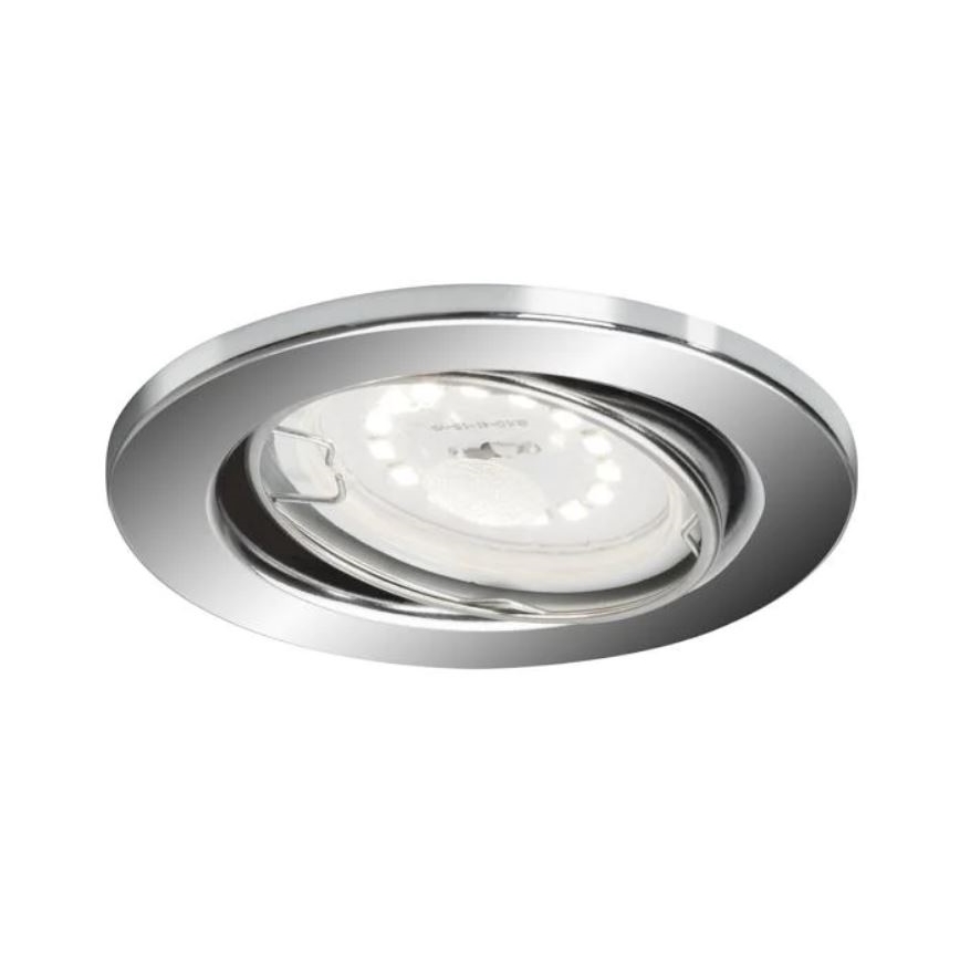 Briloner 7277-038 - SÆT 3x LED indbygningslampe til badeværelse dæmpbar 1xGU10/5W/230V IP23