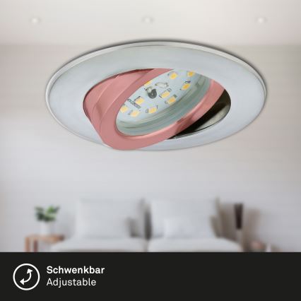 Briloner 7296-019 - LED indbygningslampe til badeværelse dæmpbar LED/6,5W/230V IP23