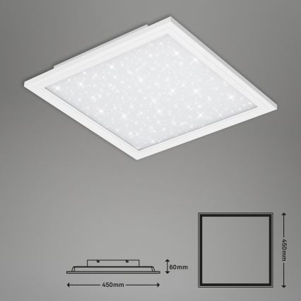 Briloner 7302-016 - LED loftlampe dæmpbar STARRY SKY LED/23W/230V 3000-6000K + fjernbetjening