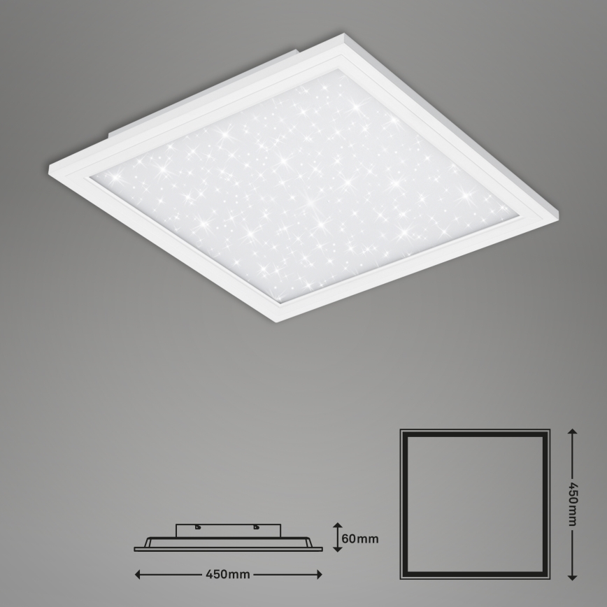 Briloner 7302-016 - LED loftlampe dæmpbar STARRY SKY LED/23W/230V 3000-6000K + fjernbetjening