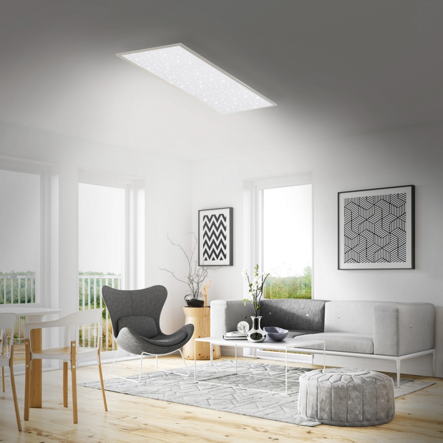 Briloner 7308-016 - LED loftlampe dæmpbar STARRY SKY LED/24W/230V 3000-6000K + fjernbetjening