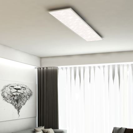 Briloner 7308-016 - LED loftlampe dæmpbar STARRY SKY LED/24W/230V 3000-6000K + fjernbetjening