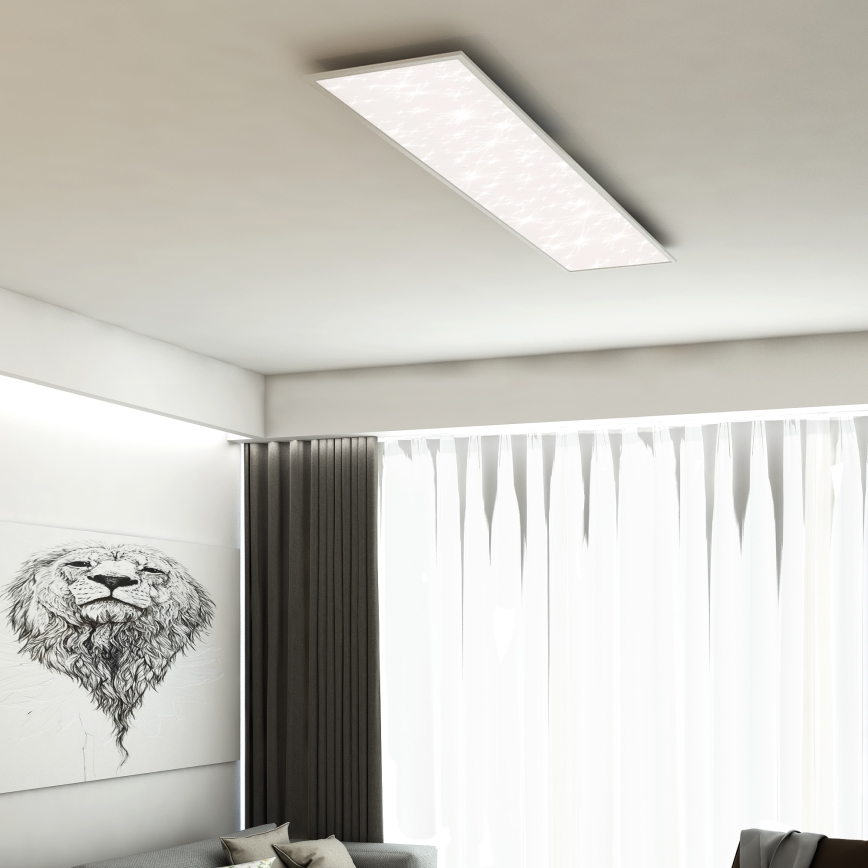 Briloner 7308-016 - LED loftlampe dæmpbar STARRY SKY LED/24W/230V 3000-6000K + fjernbetjening