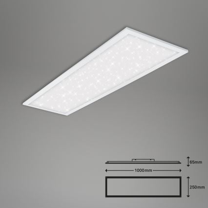 Briloner 7308-016 - LED loftlampe dæmpbar STARRY SKY LED/24W/230V 3000-6000K + fjernbetjening