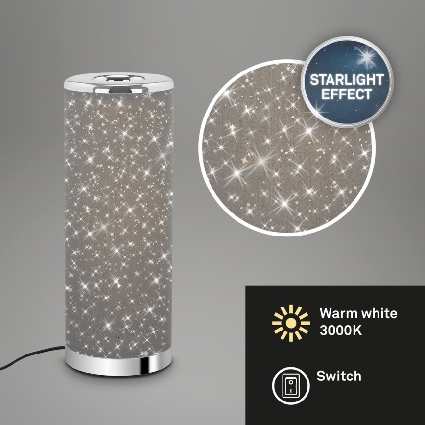 Briloner 7334-014 - LED bordlampe STARRY SKY 1xGU10/5W/230V 3000K