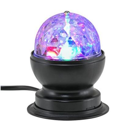 Briloner 7357-015 - LED borddiskokugle DISCO LYS 1xE27 / 3W / 230V