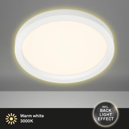 Briloner 7361-016 - LED loftlampe CADRE LED/18W/230V diam. 29,7 cm hvid