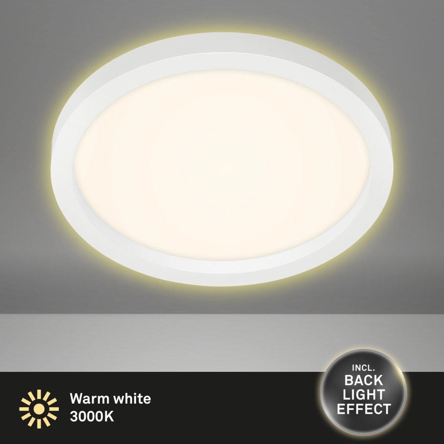 Briloner 7361-016 - LED loftlampe CADRE LED/18W/230V diam. 29,7 cm hvid