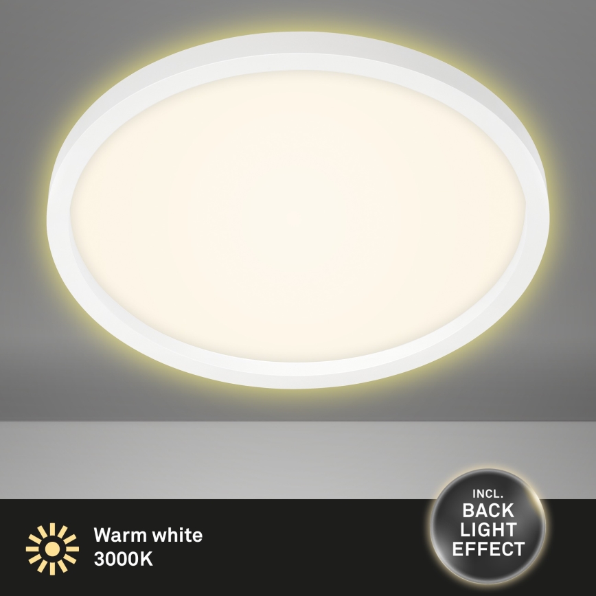 Briloner 7363-016 - LED loftlampe CADRE LED/22W/230V diam. 42,5 cm hvid