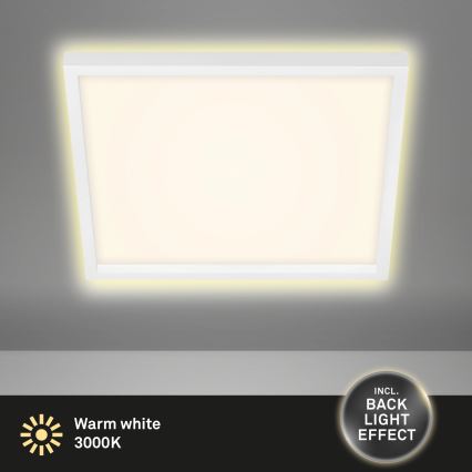 Briloner 7364-016 - LED loftlampe CADRE LED/22W/230V 42,2x42,2 cm hvid