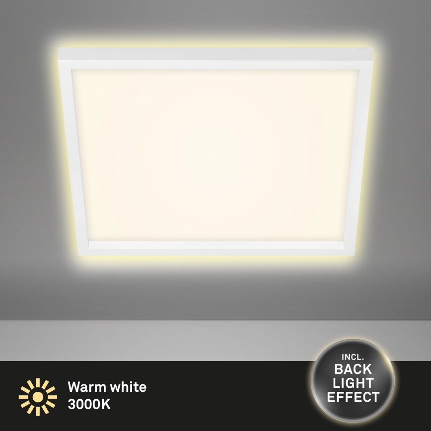 Briloner 7364-016 - LED loftlampe CADRE LED/22W/230V 42,2x42,2 cm hvid