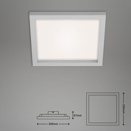 Briloner 7370-014 - LED loftlampe dæmpbar LED/18W/230V 3000-6500K + fjernbetjening