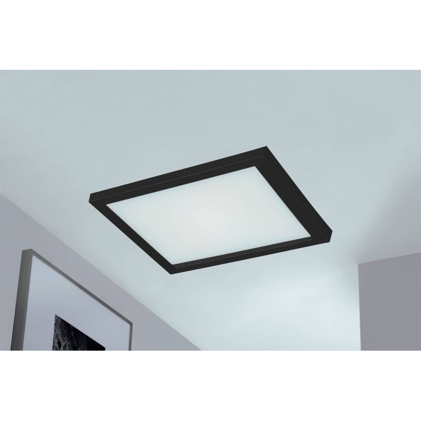 Briloner 7370-015 - LED loftlampe dæmpbar GEO BASIC LED/18W/230V 3000-6500K + fjernbetjening