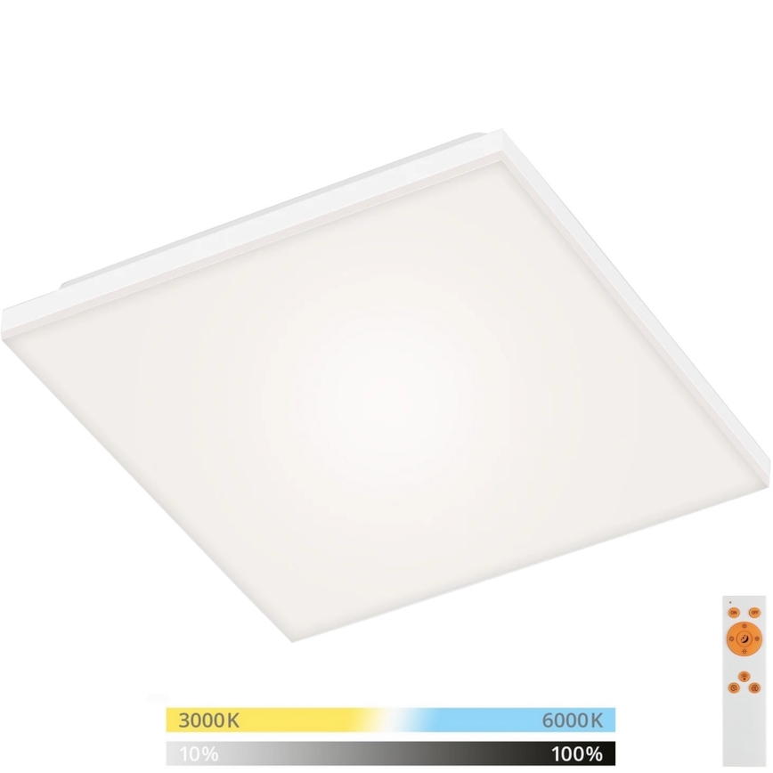 Briloner 7378-016 - LED panel dæmpbart LED/12W/230V 3000/4000/6500K + fjernbetjening