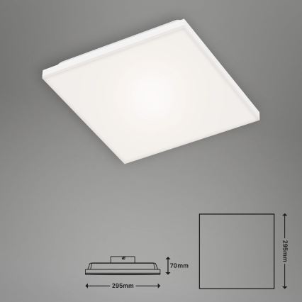 Briloner 7378-016 - LED panel dæmpbart LED/12W/230V 3000/4000/6500K + fjernbetjening