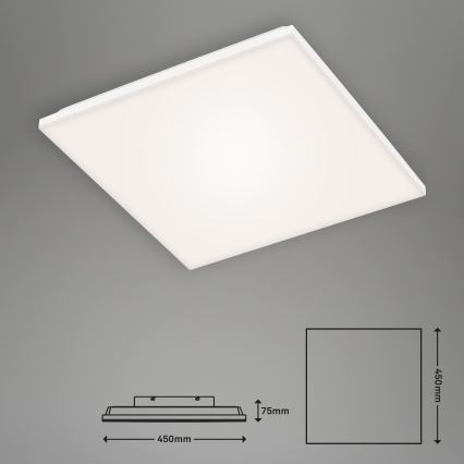 Briloner 7378-116 - LED loftlampe dæmpbar FRAMELESS LED/24W/230V 3000-6500K + fjernbetjening