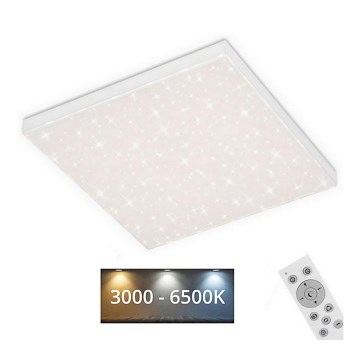 Briloner 7381-116 - LED loftlampe dæmpbar STARRY SKY LED/24W/230V 3000-6500K + fjernbetjening