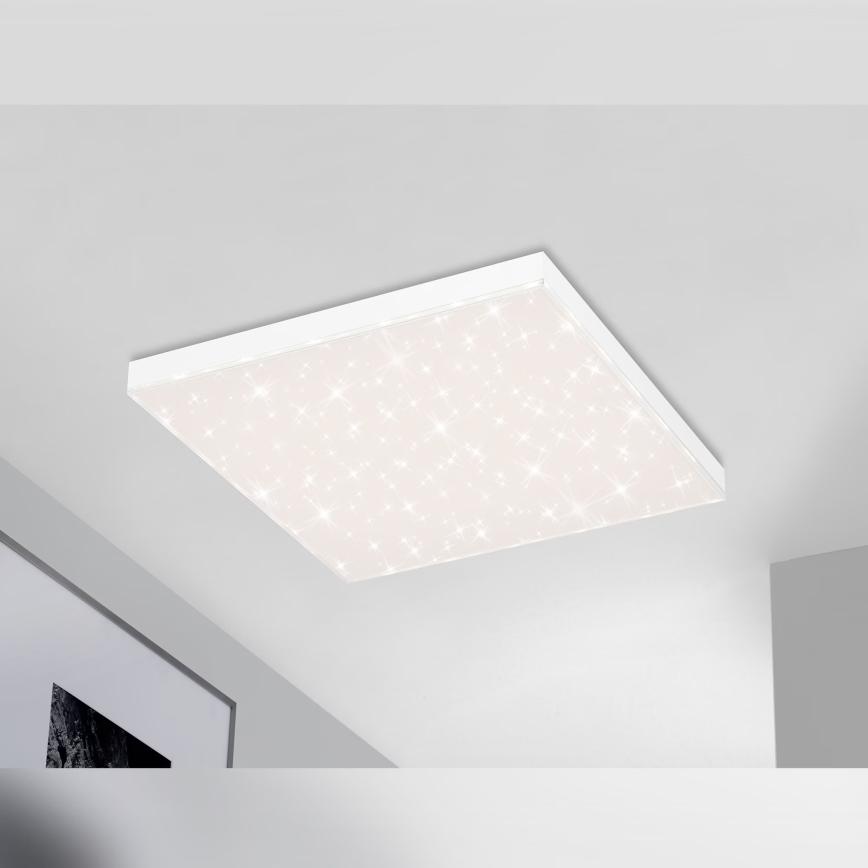 Briloner 7381-116 - LED loftlampe dæmpbar STARRY SKY LED/24W/230V 3000-6500K + fjernbetjening