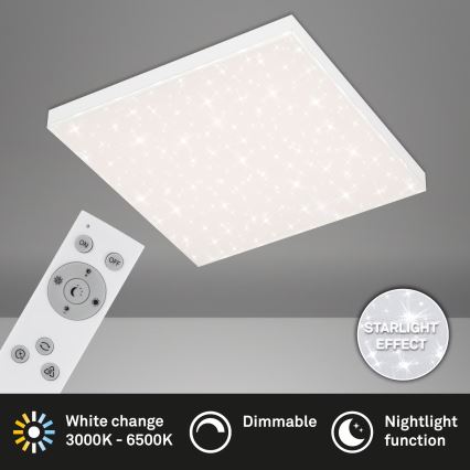 Briloner 7381-116 - LED loftlampe dæmpbar STARRY SKY LED/24W/230V 3000-6500K + fjernbetjening