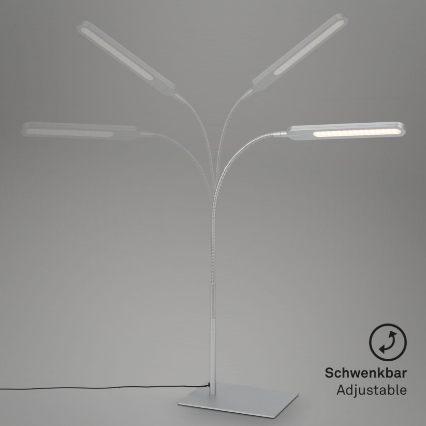 Briloner 7389-014 - LED Dæmpbar touch-funktion flexible bordlampe SERVO LED/8W/230V 3000/4000/6500K
