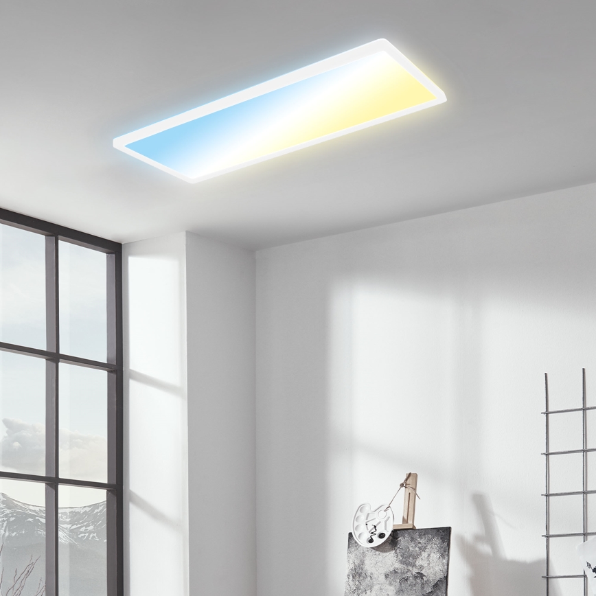 Briloner 7403-016 - LED loftlampe dæmpbar SLIM LED/23W/230V 2700-6500K + fjernbetjening