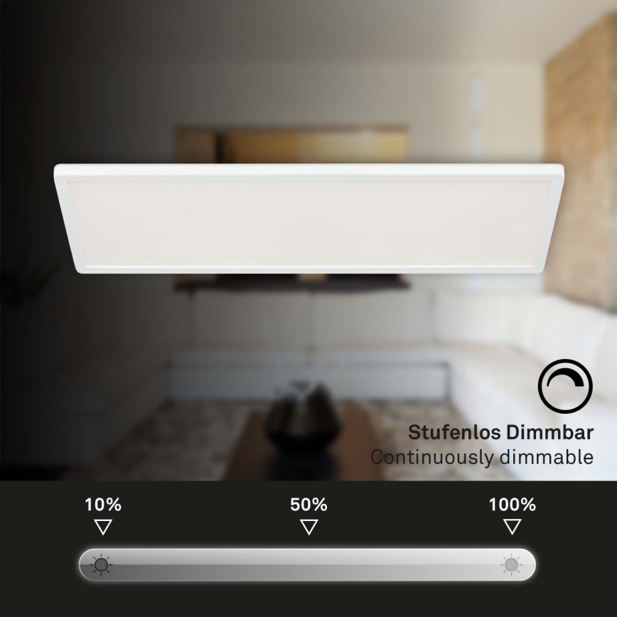 Briloner 7403-016 - LED loftlampe dæmpbar SLIM LED/23W/230V 2700-6500K + fjernbetjening